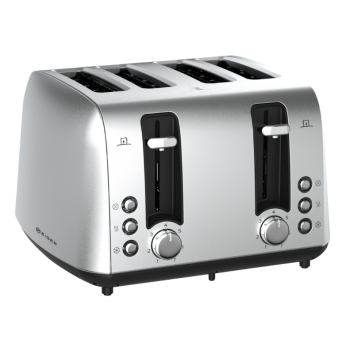 Grille-Pain Eiger Genova 4 - INOX - 1850 W - 4 Slice Toaster 