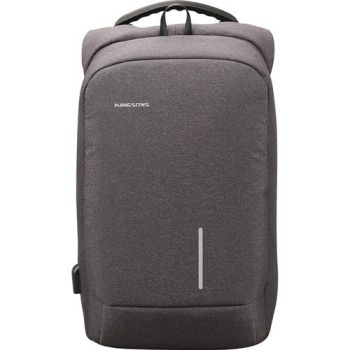 Sac à dos Kingsons Smart - Gris - 15.6" -  Port USB externe