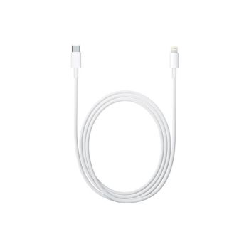 Cable APPLE /Lightning - USB-C /Blanc /2m /Pour : iPad - iPhone -iPod                           