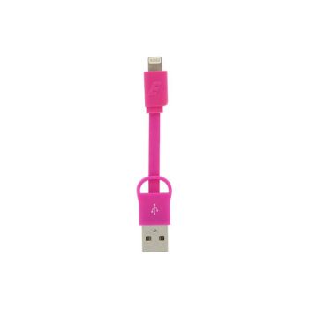 Cable ENERGIZER /Rose /High Tech Pocket USB /Lightning /1m                                 